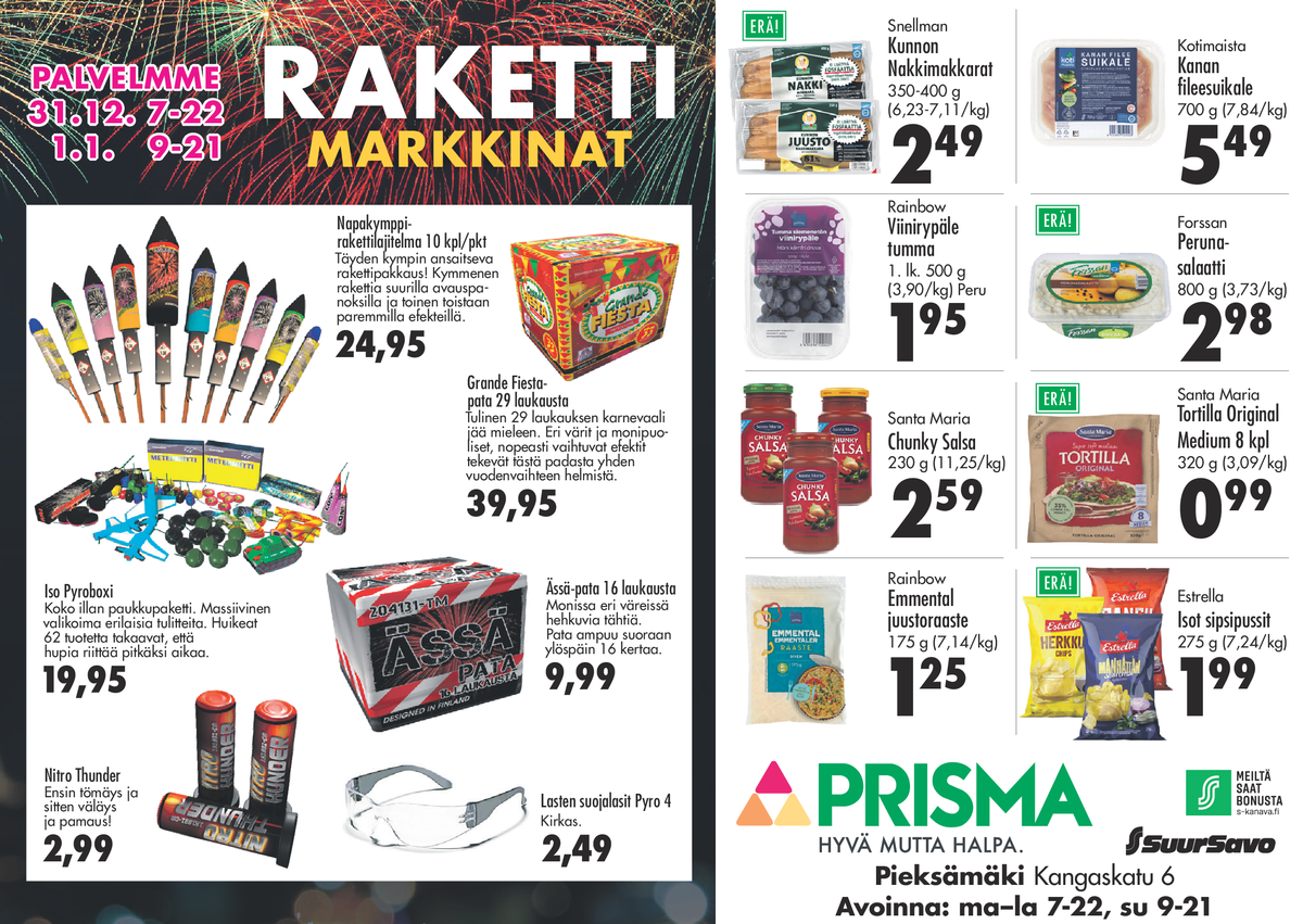 Prisma Pieksämäki ma 